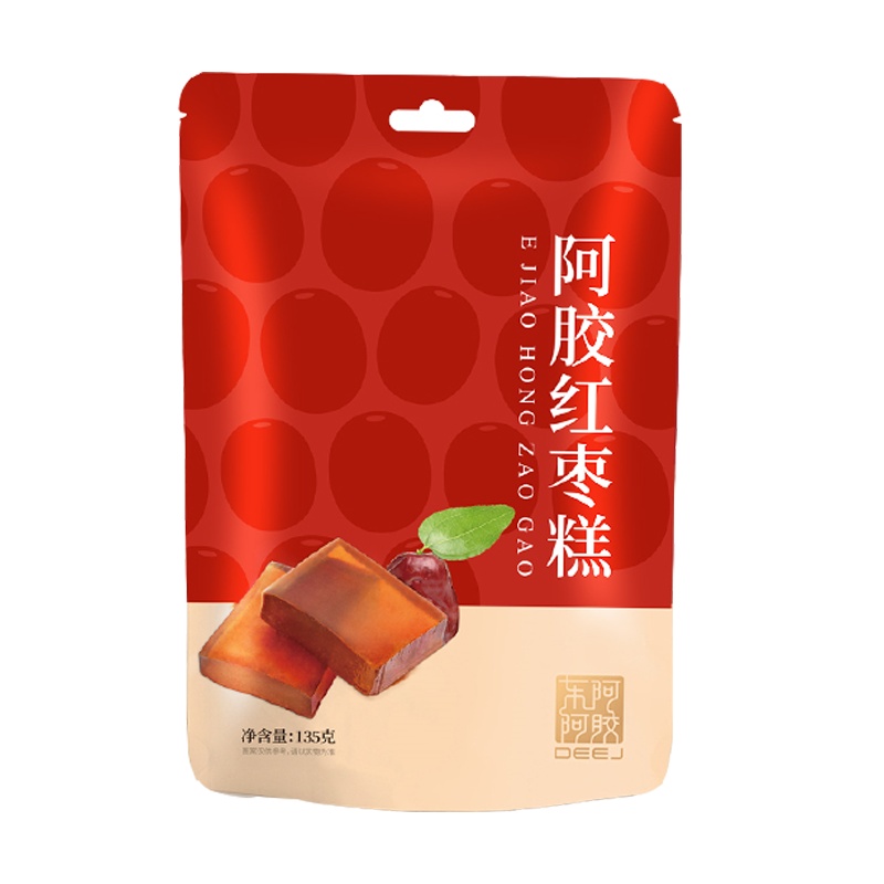东阿阿胶 阿胶红枣糕135g/袋即食阿胶糕 正品
