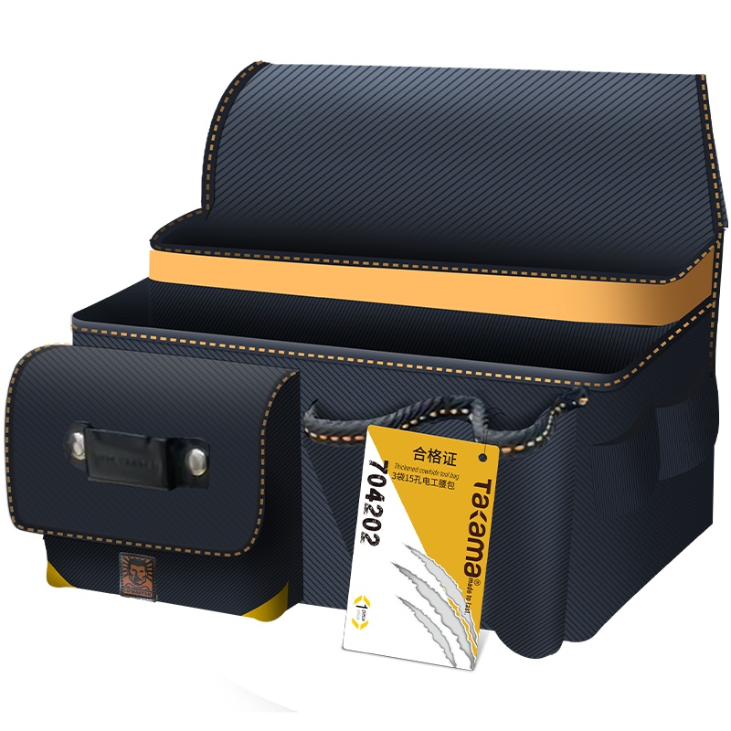 高松takama 工具腰包 多插孔袋电工腰包L15孔 3袋15孔 704202