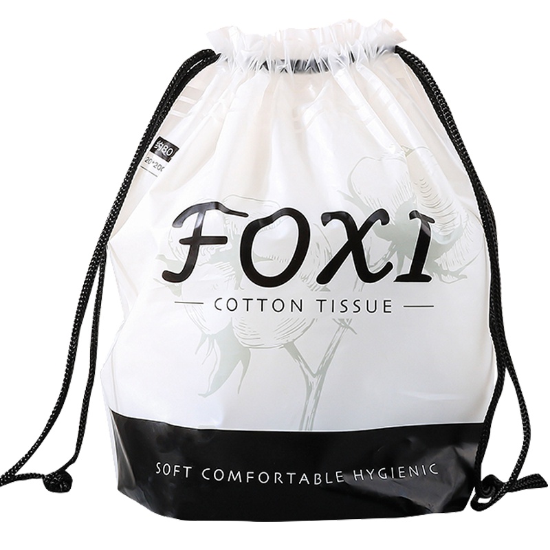 汪东城同款[买1得3]FOXI纯棉加厚一次性洗脸巾棉柔巾抖音网红同款卷筒式美容院女用卸妆棉面巾纸擦脸巾洁面纸巾化妆棉