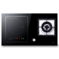 优好(uoho)电气电两用燃气灶气电灶燃气灶一气一电液化气煤气灶台嵌两用电磁炉具灶具双灶HZ225A 天然气