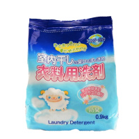 [护色祛黄]火箭石碱 日本进口 室内晒衣物用洗衣粉 0.9kg