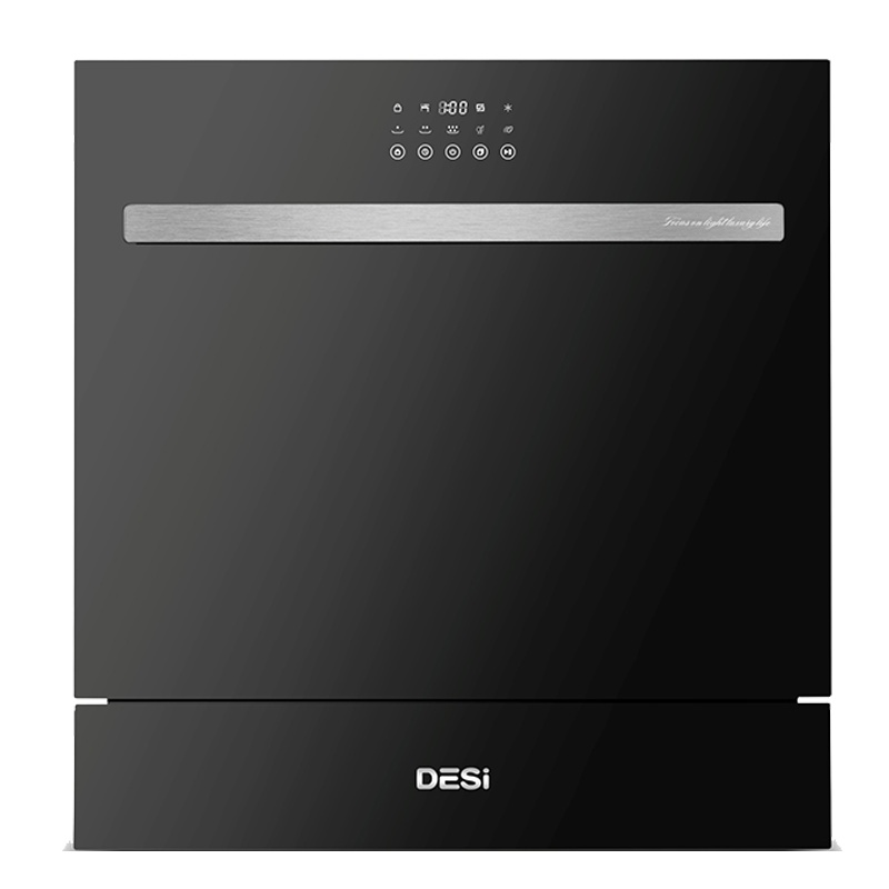 德思(DESI)德国家用嵌入式全自动智能洗碗机8-10套碗大容量DS-A8 高温烘干 蒸汽高温祛菌 智能童锁