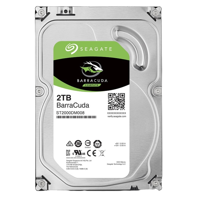 希捷(Seagate)2TB 256MB 7200RPM 台式机机械硬盘 SATA接口 (ST2000DM008)