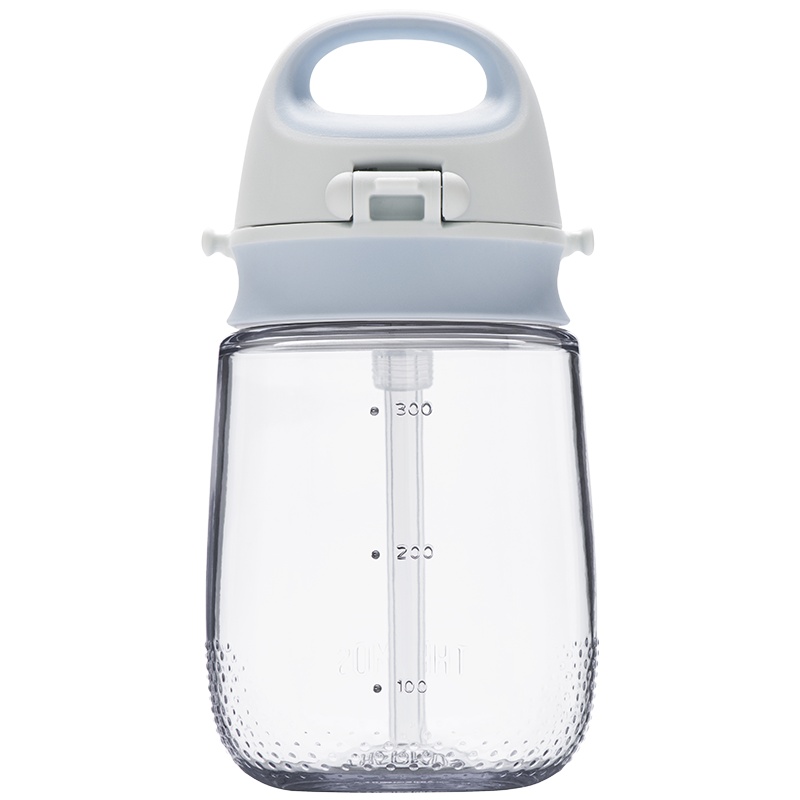 膳魔师（THERMOS）孕婴童水杯夏季水杯宝宝学饮水杯可爱猪猪PA材质儿童吸管杯370ml BBSA-370