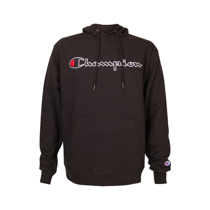 [直营]Champion 冠军潮牌 连帽秋冬卫衣套头长袖男士胸前草写字母