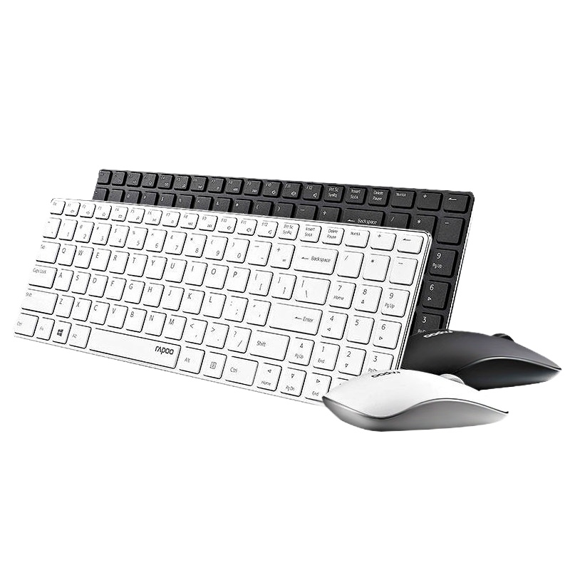 雷柏(Rapoo) 9300G 键鼠套装 无线蓝牙键鼠套装 办公键盘鼠标套装 超薄键盘 无线键盘 蓝牙键盘