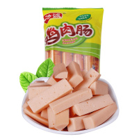 力诚鸡肉火腿肠26克*8支袋装 休闲零食方便速食火腿肠泡面伙伴烧烤香肠