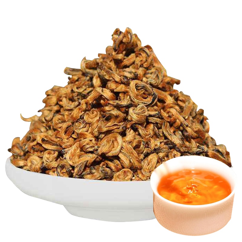 2021年春茶云南凤庆古树茶叶散装浓香型 蜜香红金螺 500克罐装