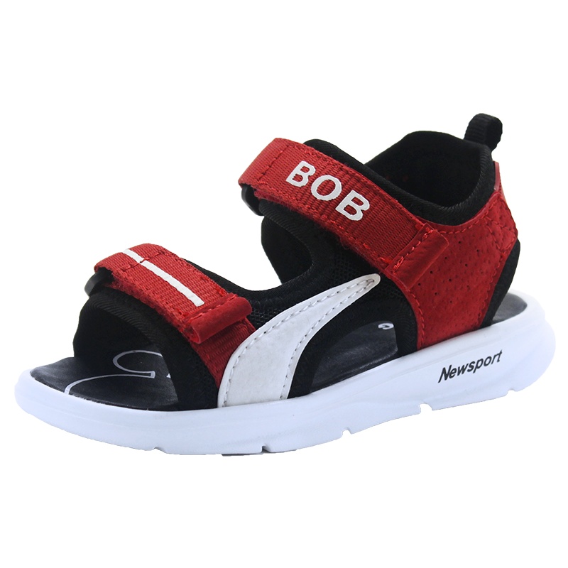 巴布豆男女童软底防滑休闲凉鞋新款时尚儿童小公主中大童夏季露趾1-4岁沙滩鞋凉鞋