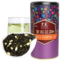 贡苑 茶叶 花草茶 浓香茉莉花茶 精美灌装250g/罐