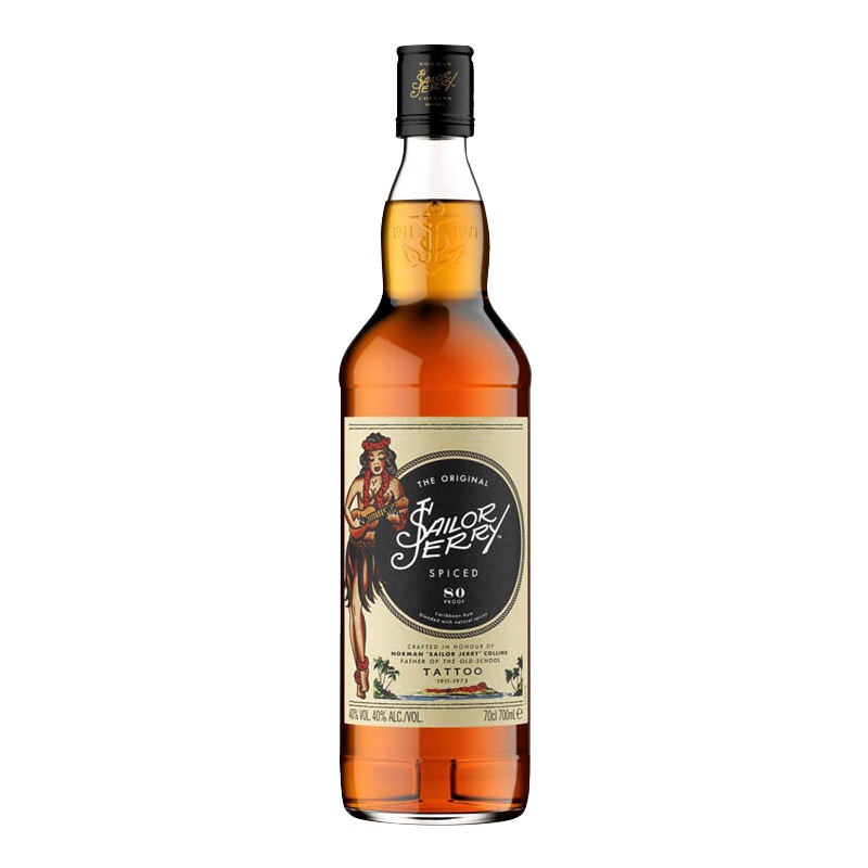 洋酒 杰瑞水手(Sailor Jerry)朗姆酒700ml*1