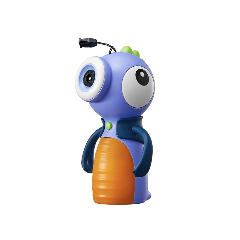 babycare泡泡机儿童手持电动网红玩具相机婴儿无毒吹泡泡水男女孩(蒙因蓝泡泡机*1+补充液*4)