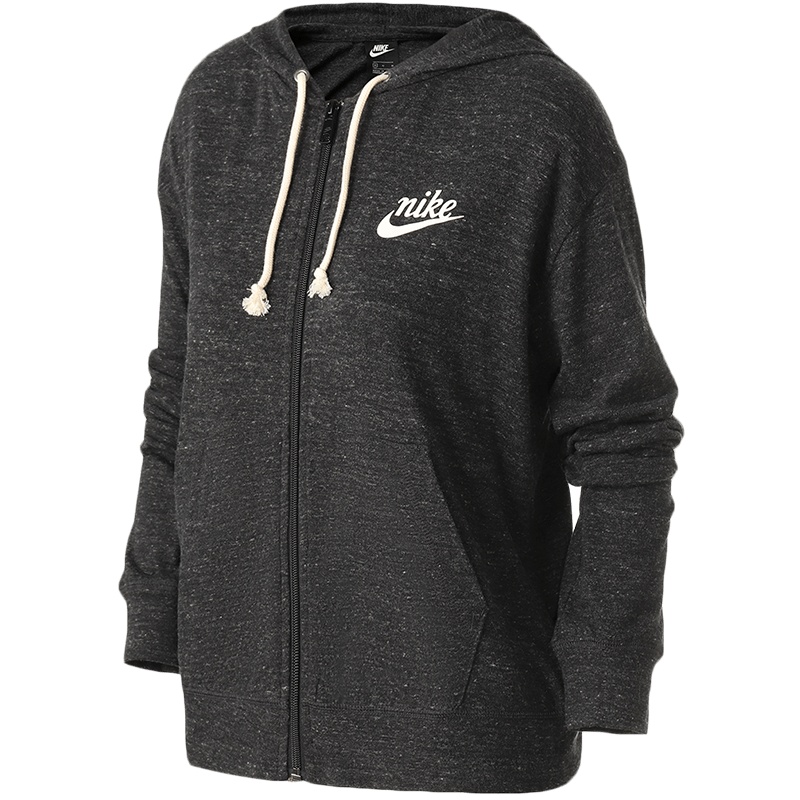 NIKE耐克女装外套连帽休闲健身开衫跑步运动服CJ1695