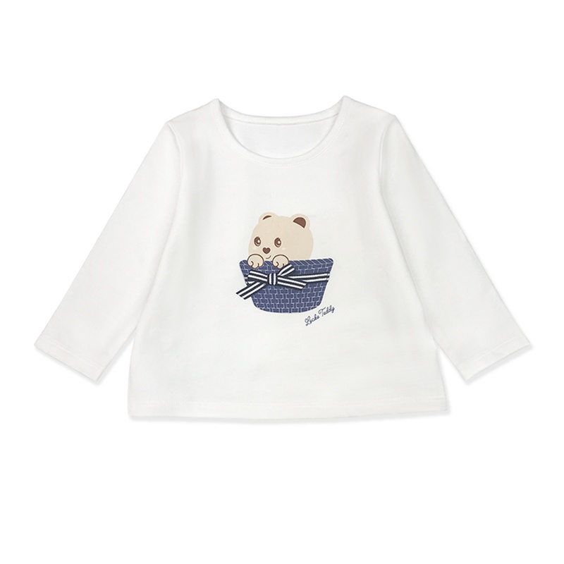 洛克泰迪针织长袖上衣2020春秋款童装男婴圆领T恤女宝童趣可爱