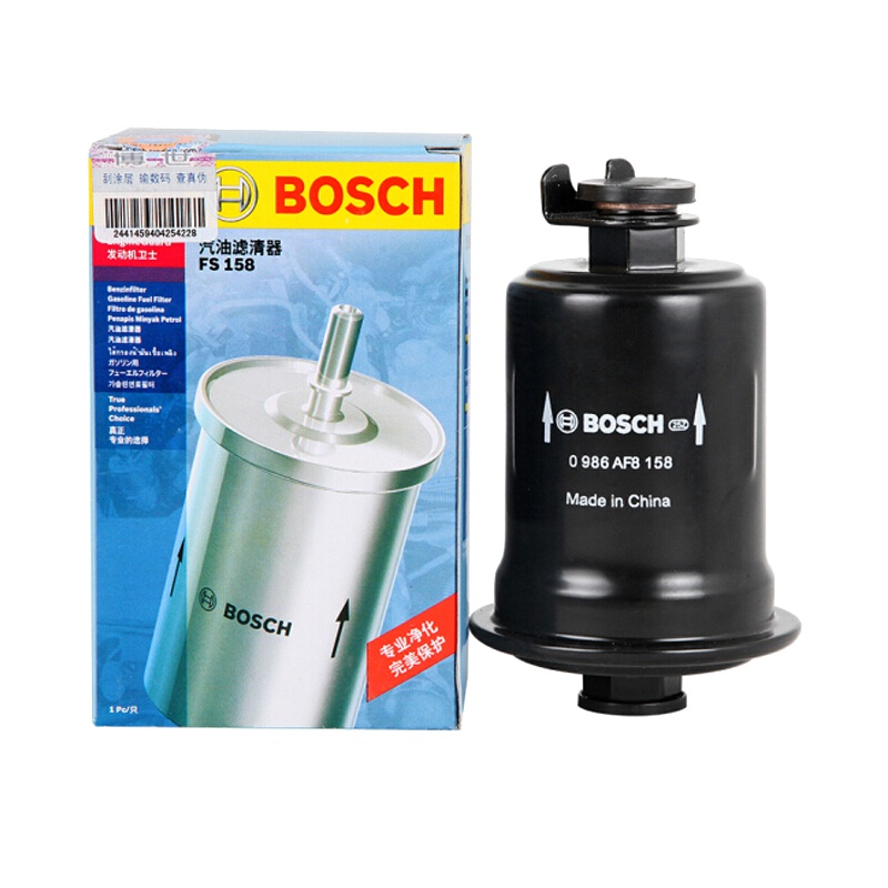 博世(BOSCH)汽滤/燃油滤清器 0986AF8158(吉利自由舰/豪情/美人豹/SC3/陆风X6/一汽威志1.3)