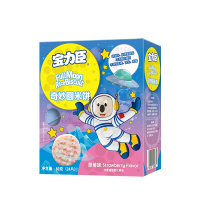 宝力臣奇妙圆米饼(草莓味)60克 饼干 盒装