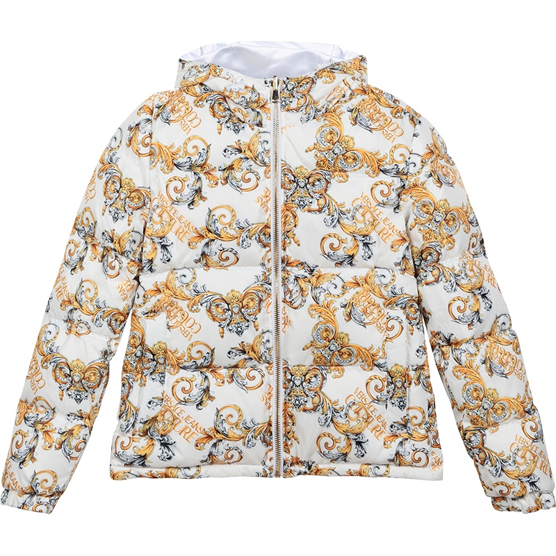 VERSACE JEANS COUTURE 范思哲 女士 聚酯纤维鸭绒双面羽绒服夹克外套 E5HZA959 25131