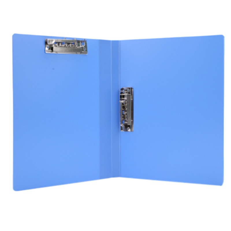 晨光(M&G) SQ 文具A4蓝色双强力夹 文件夹 10个装