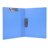晨光(M&G) SQ 文具A4蓝色双强力夹 文件夹 10个装