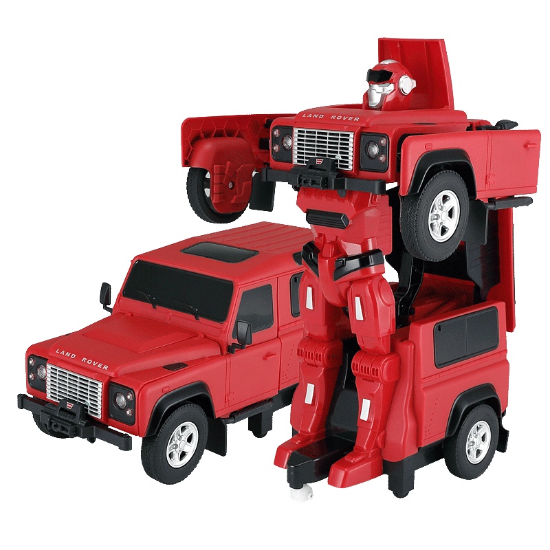 星辉(Rastar)1:14RS战警路虎卫士机器人76400红色*4个