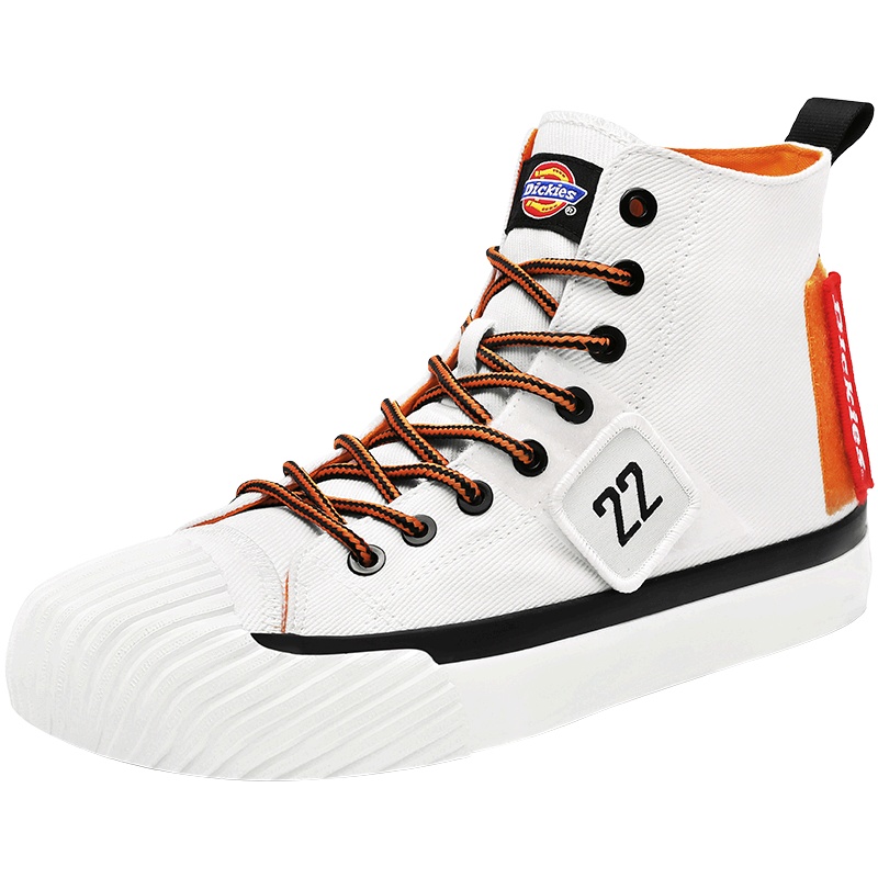 Dickies女鞋2021年春季新款高帮帆布鞋男女鞋韩版板鞋情侣百搭潮鞋子休闲板鞋203N50LXS75