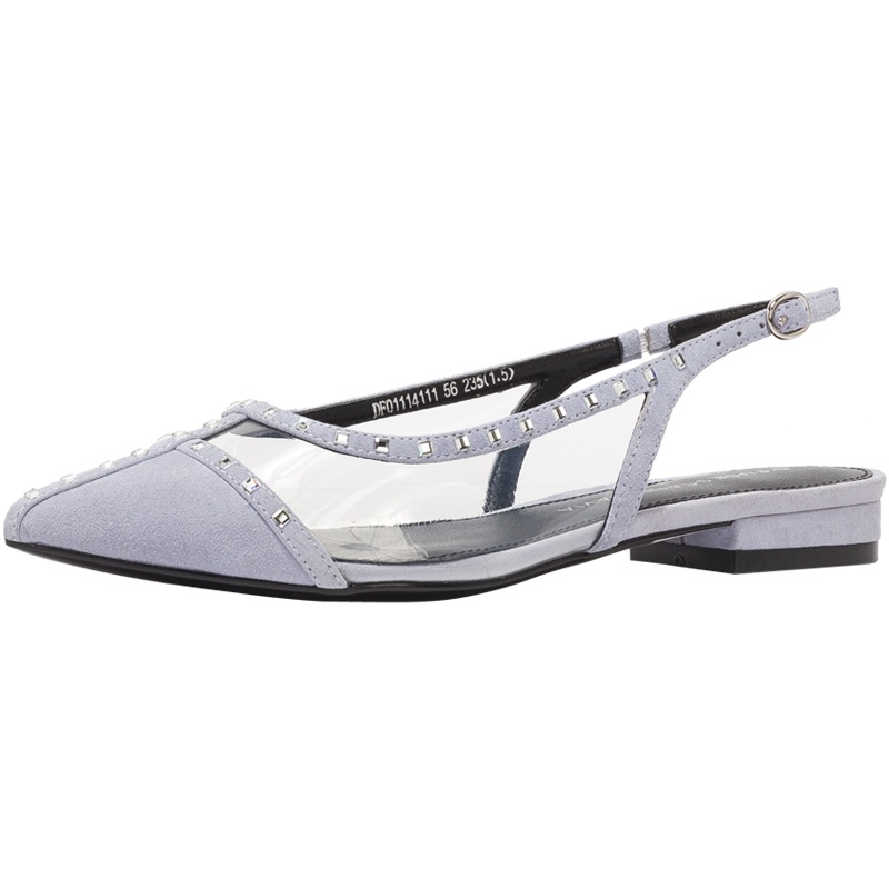 St&Sat/星期六新款英伦风漆皮圆头低跟深口单鞋女SS03112172