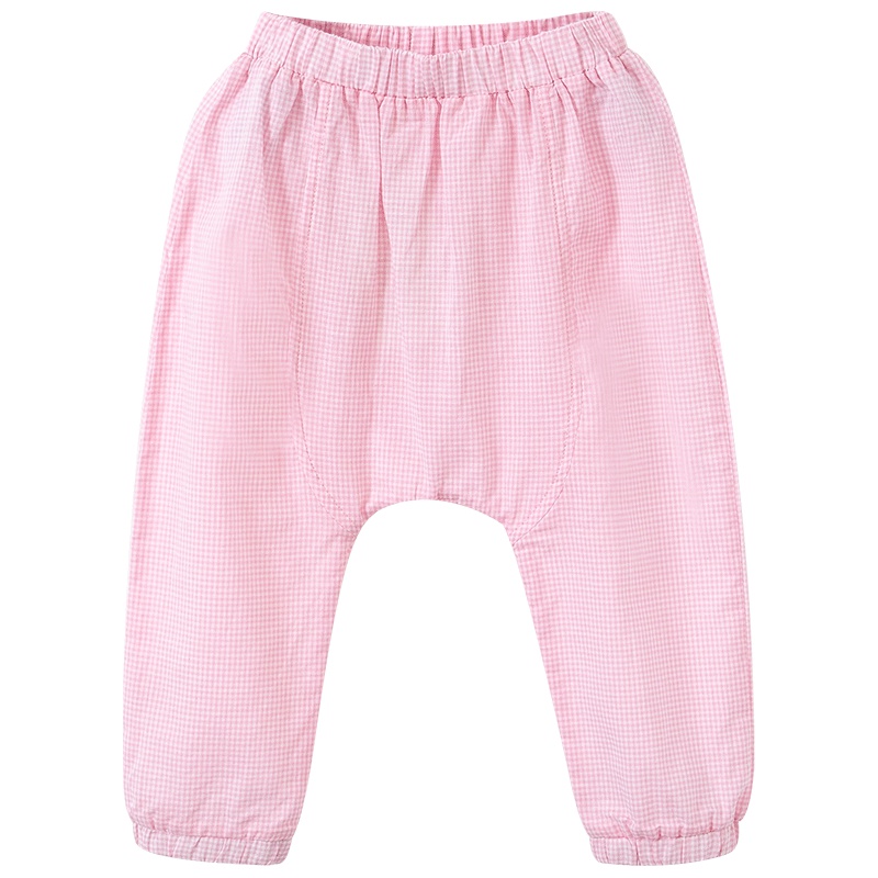 哈贝比婴儿纯棉大pp裤夏季薄款裤子小童儿童休闲长裤男女宝宝夏装