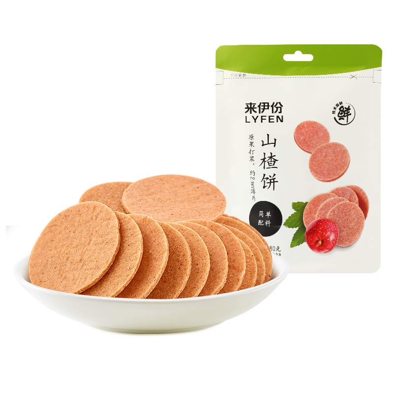 来伊份山楂饼80g新鲜山楂棒果脯蜜饯零食小吃包装来一份 默认尺寸
