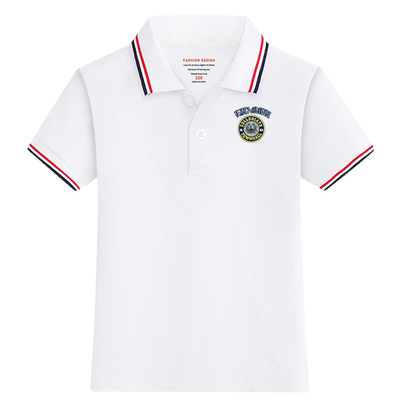 男童POLO衫儿童短袖t恤夏装2019新款翻领体恤中大童休闲半袖上衣