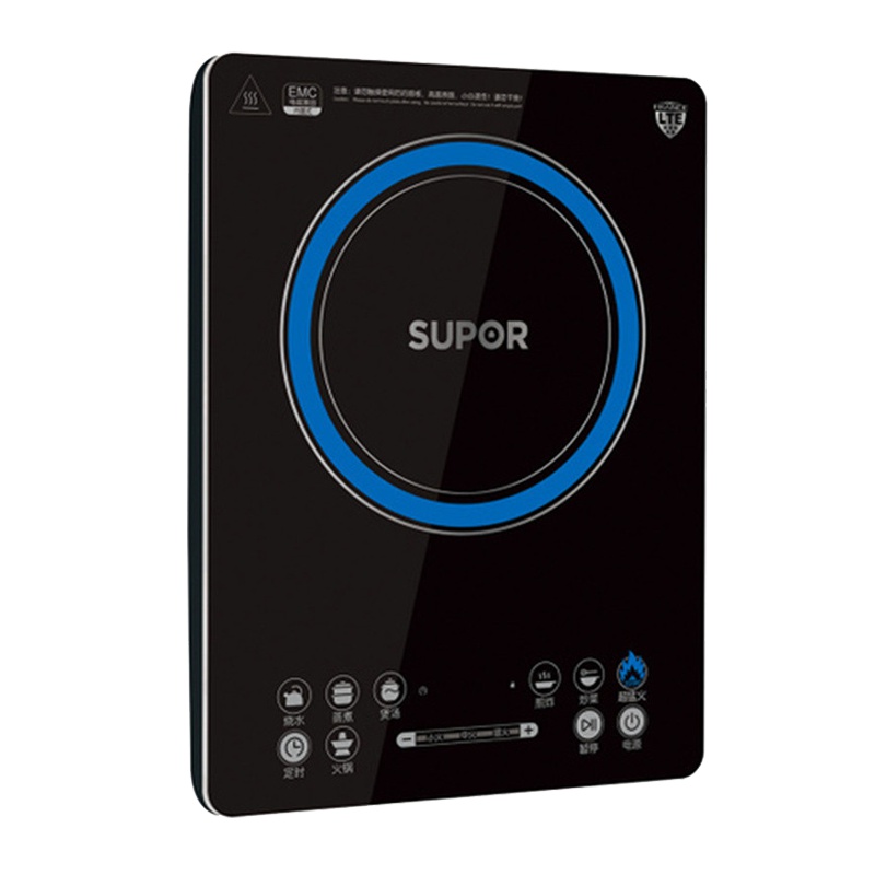 苏泊尔（SUPOR）电磁炉触摸屏家用电磁灶 二级能效（赠汤锅+炒锅）IH02-220