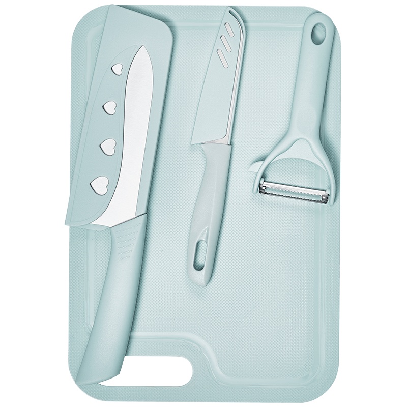 炊大皇宝宝辅食刀具套装家用削皮切片水果刀厨房家用砧板菜刀组合套装162