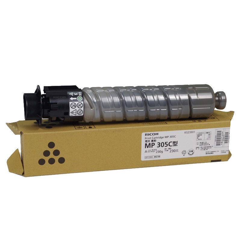 理光(Ricoh)MP305C 黑色碳粉 耗材 1支装 适用MP 305+SP