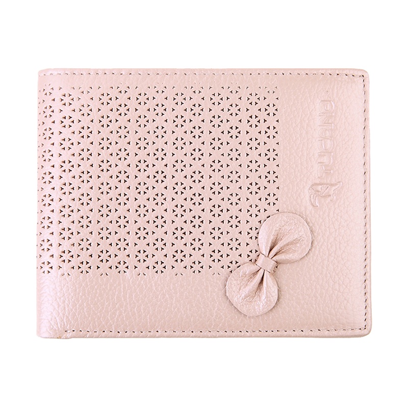 啄木鸟女士钱包横款时尚甜美简约短款少女 女手包TAB0533