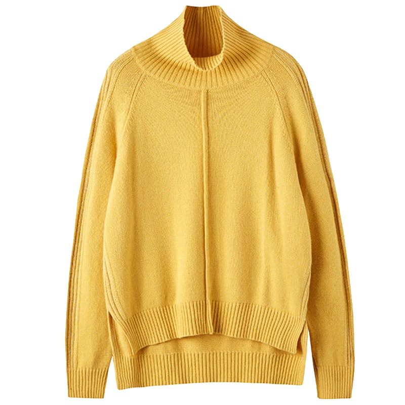 【专柜同款】秋冬新款高领打底衫韩版百搭宽松女针织衫20013545