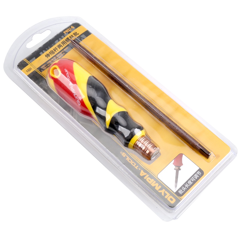 赛拓(SANTO)1331 高档伸缩杆两用 螺丝刀S2 可调节多功能 螺丝批 一字 十字起子