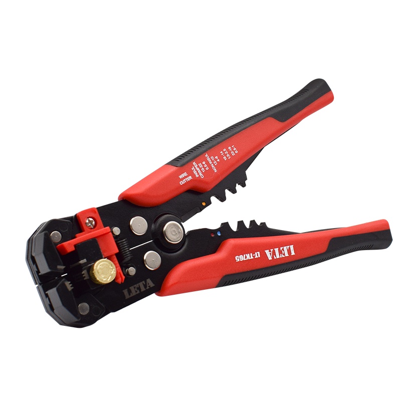 勒塔(LETA) 多功能自动剥线钳压端子钳子(0.2-6平方毫米) 电工专业级剥线压线钳子LT-TK765