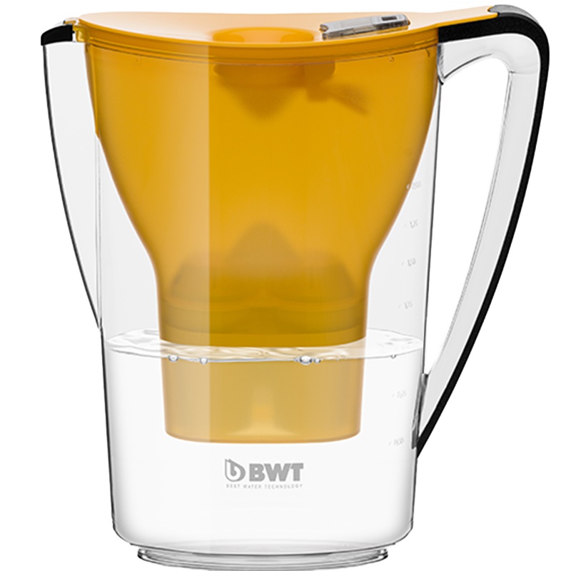 倍世滤水壶一壶一芯2.7L 净水壶净水器 橙色