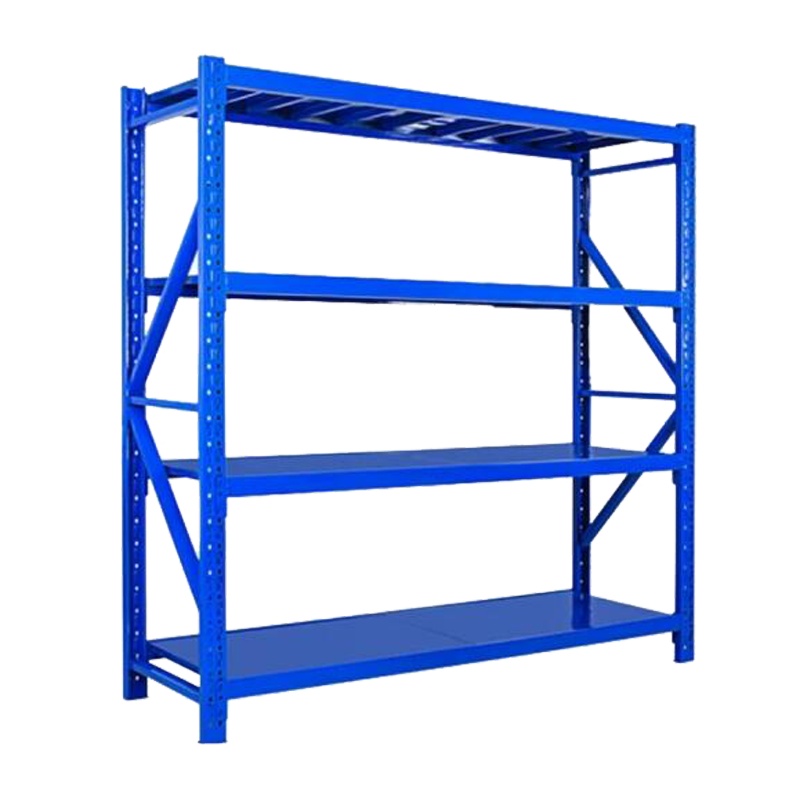 瑞丰杰 钢制轻型层板货架仓储层架收纳架置物架材料架 RJ-HJ01 1200X400X2000mm