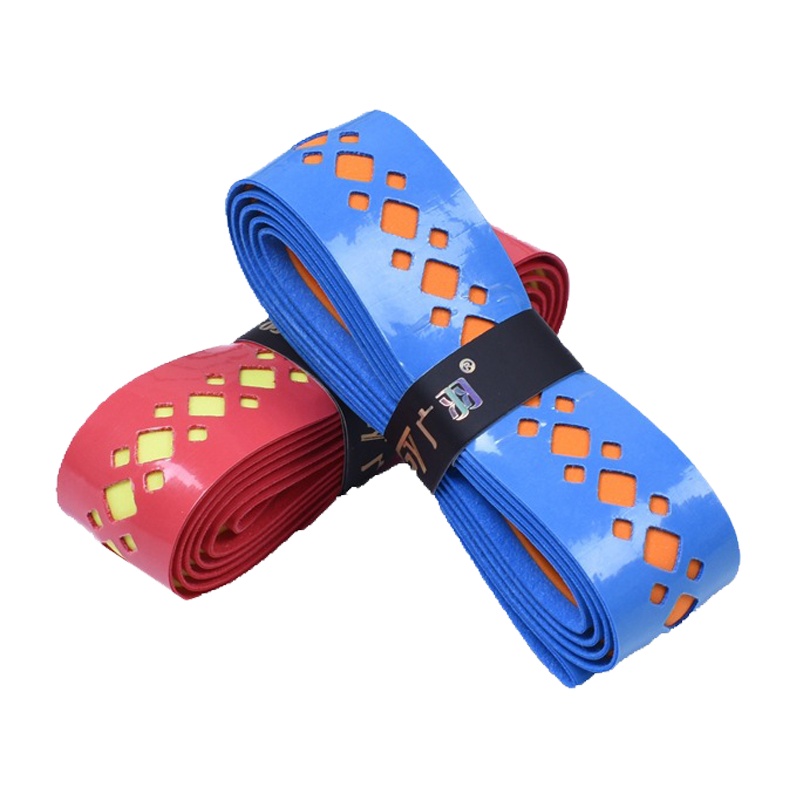 广羽手胶双色镂空龙骨羽毛球拍手柄吸汗带 钓鱼竿握把防滑缠绕带