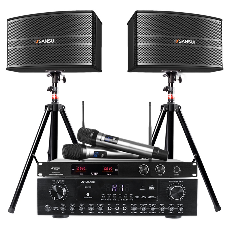 山水(SANSUI) 升级松川SP9-06套装家庭影院家用客厅会议室专业组合音箱电视KTV音响松川500G台式点歌机K歌