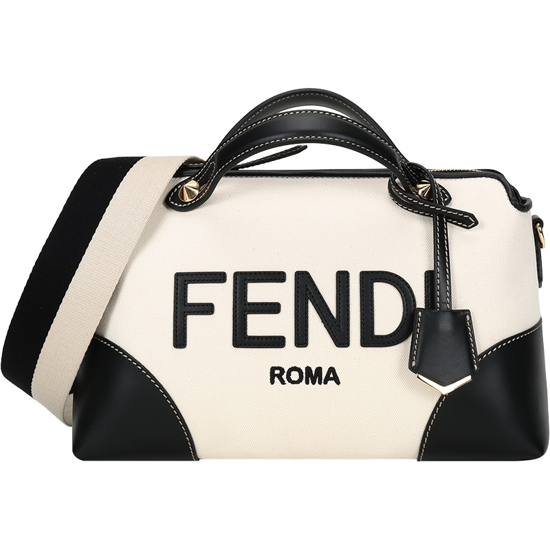 FENDI 女士BY THE WAY系列 织物配皮单肩斜挎包 8BL146 ACNW