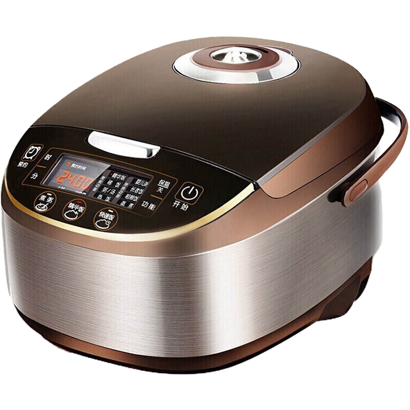 美的(Midea) 电饭煲电饭锅5L大容量智能预约气动涡轮防溢锅金属机身家用电饭煲MB-WFS5017TM