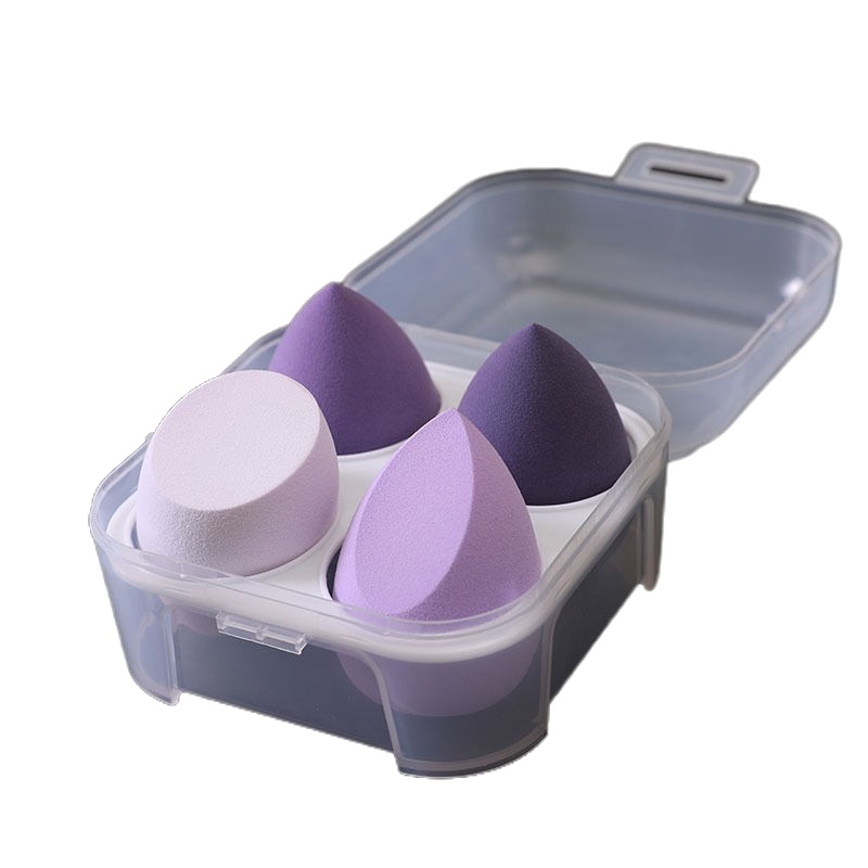 [4只盒装]美钰媄佳美妆蛋粉扑BB霜上妆海绵干湿两用洗脸扑 发货颜色随机