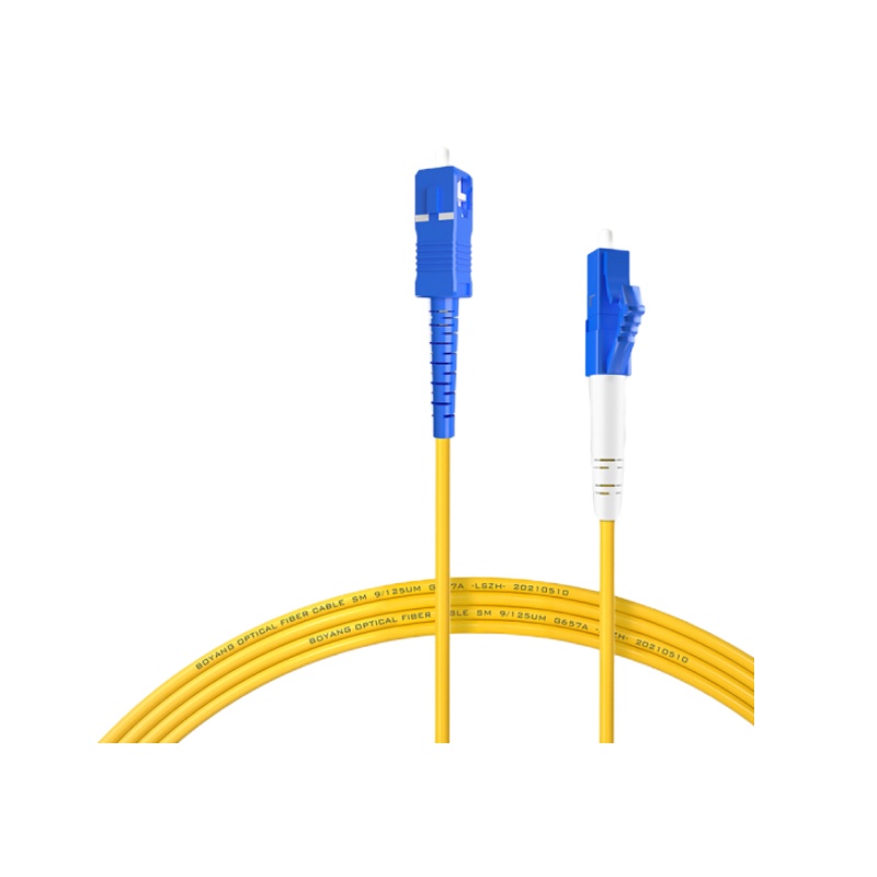 博扬(BOYANG)BY-1051S 电信级光纤跳线尾纤 10米LC-SC(UPC) 单模单芯 Φ2.0跳纤光纤线网线