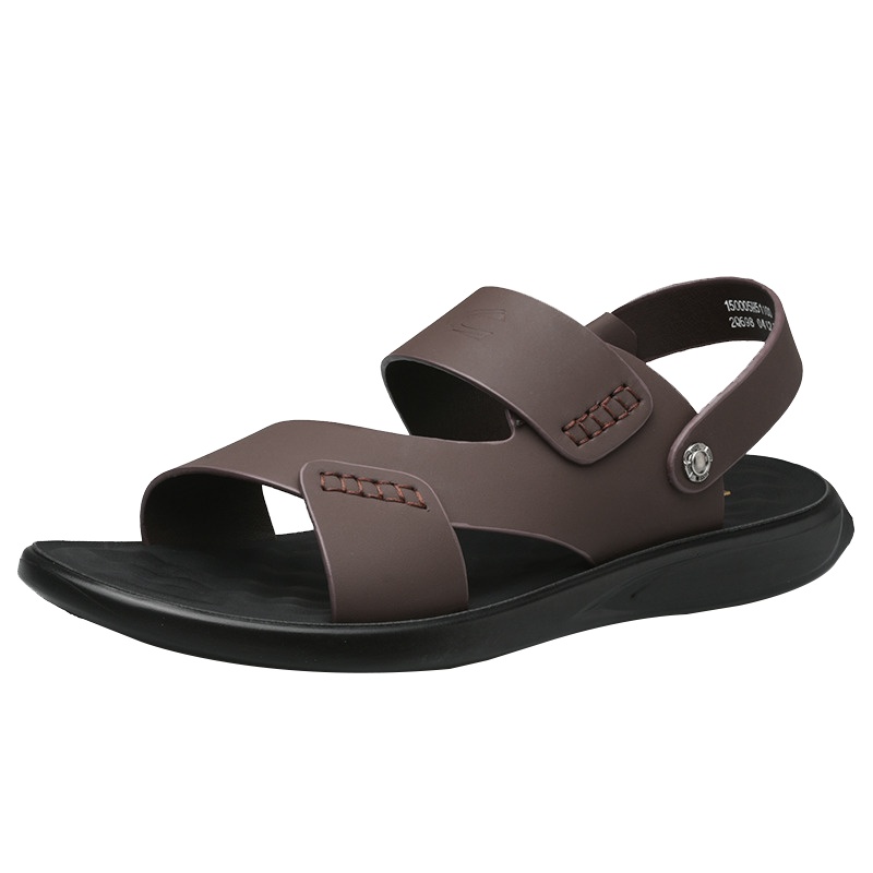 骆驼动感男士凉鞋2020年新款夏季拖鞋两用皮凉鞋男真皮男式沙滩鞋