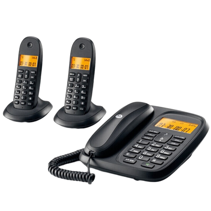 摩托罗拉（MOTOROLA）C602C数字无绳电话机 无线座机 子母机 办公家用电话机