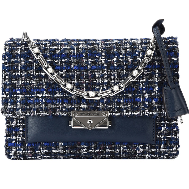 MICHAEL KORS 迈克·科尔斯 MK 女士织物配皮CECE中号手提单肩斜挎包 30H9S0EL2C