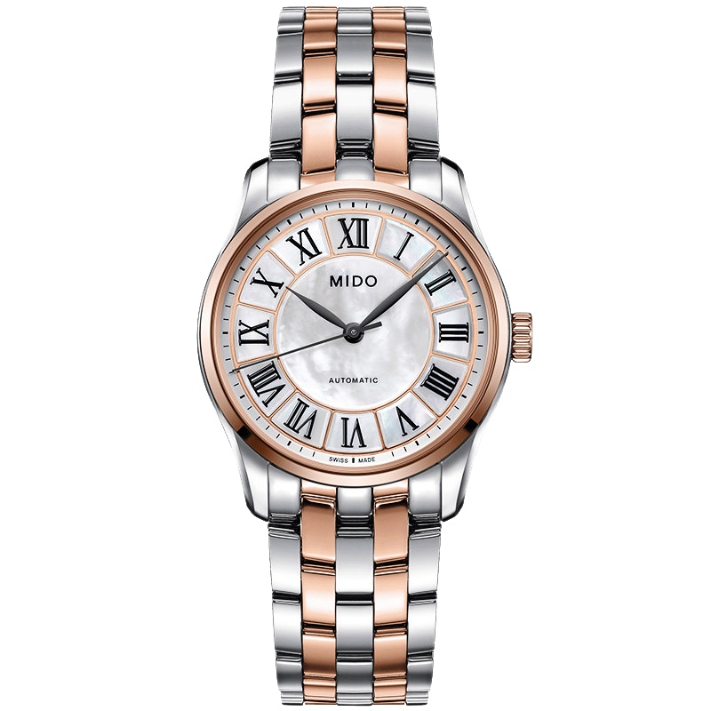 美度(MIDO)瑞士手表 布鲁纳系列自动机械钢带女士手表M024.207.22.110.00