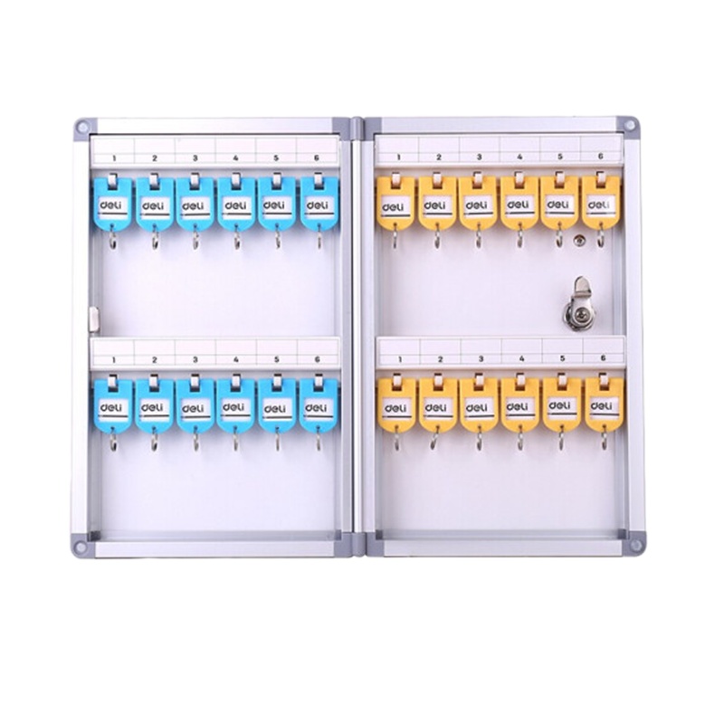 得力 YC 50800 铝合金钥匙管理箱(银)