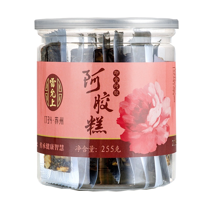 雷允上即食阿胶糕255g 阿胶切片固元膏阿膏方阿胶块